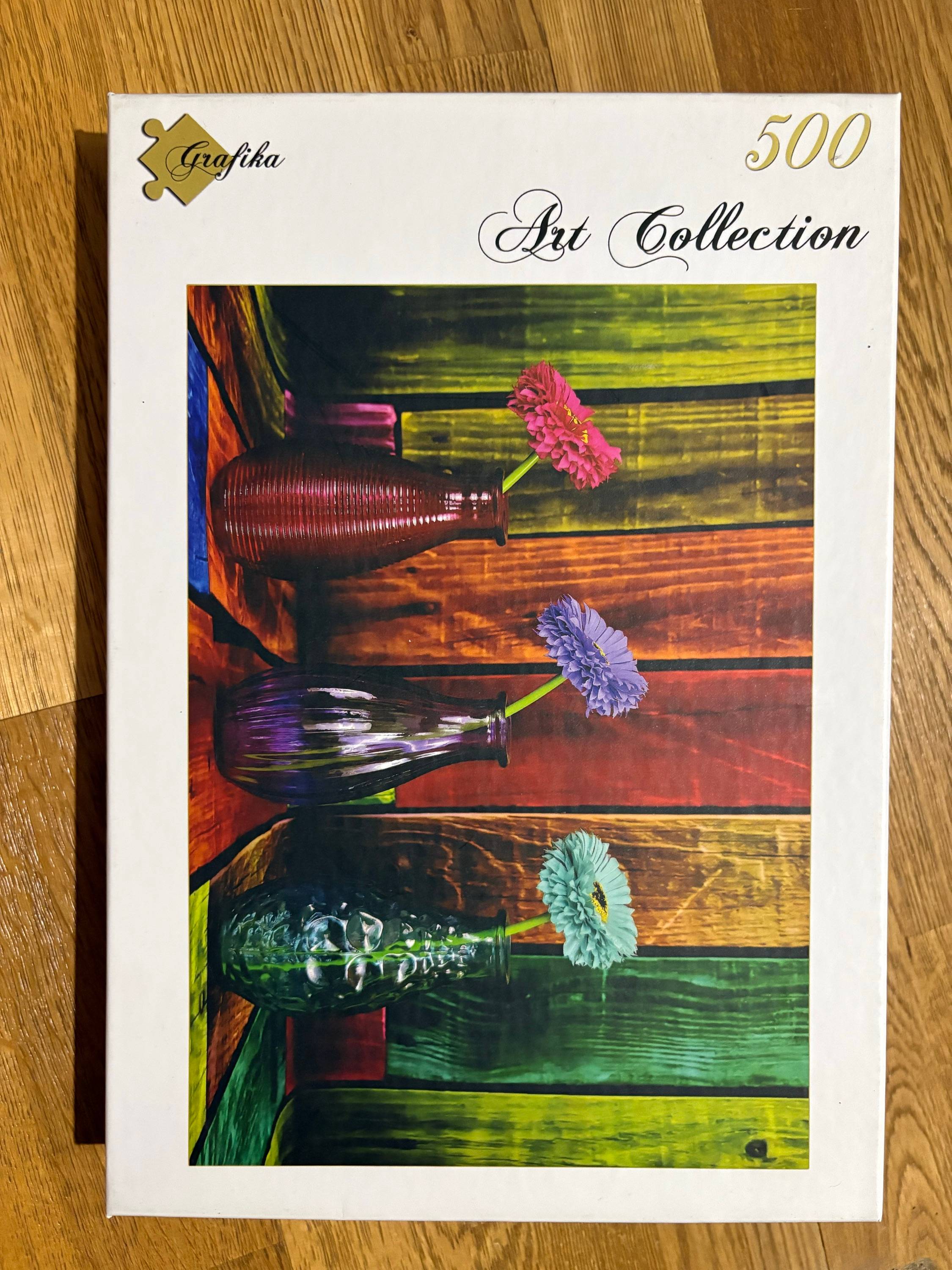 Vends puzzle fleurs