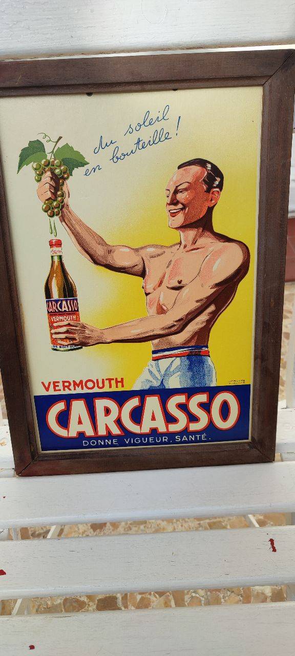 Publicité vermouth Carcasso