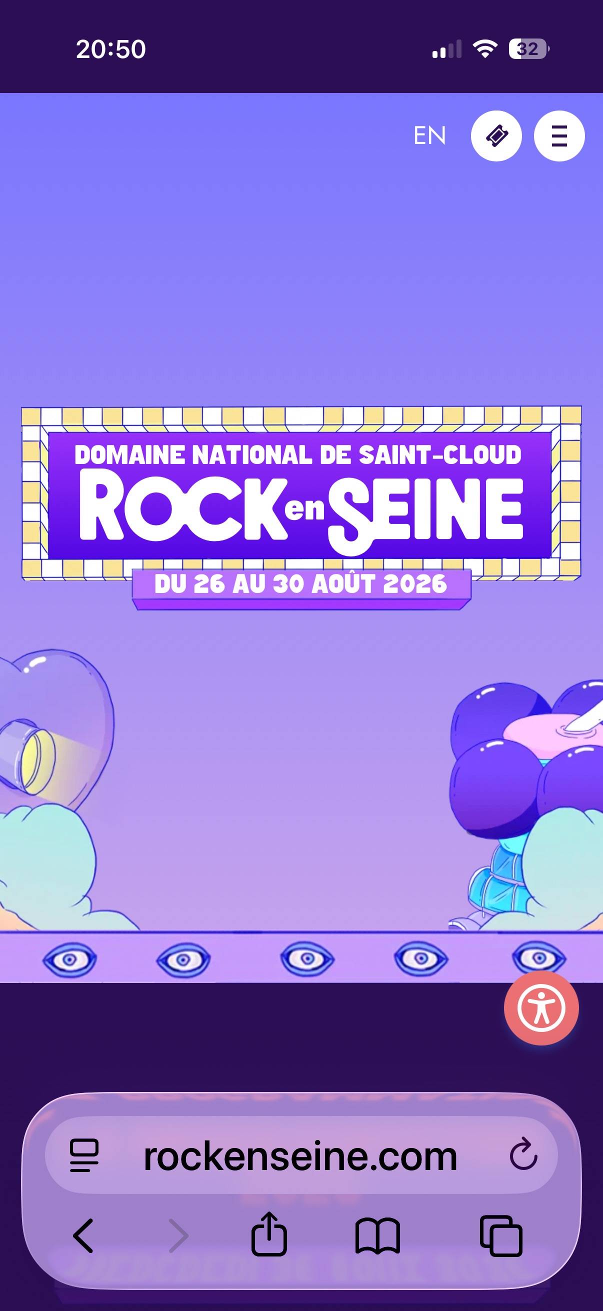 Propose 1 billet à acheter pour Rock en Seine le 30 août