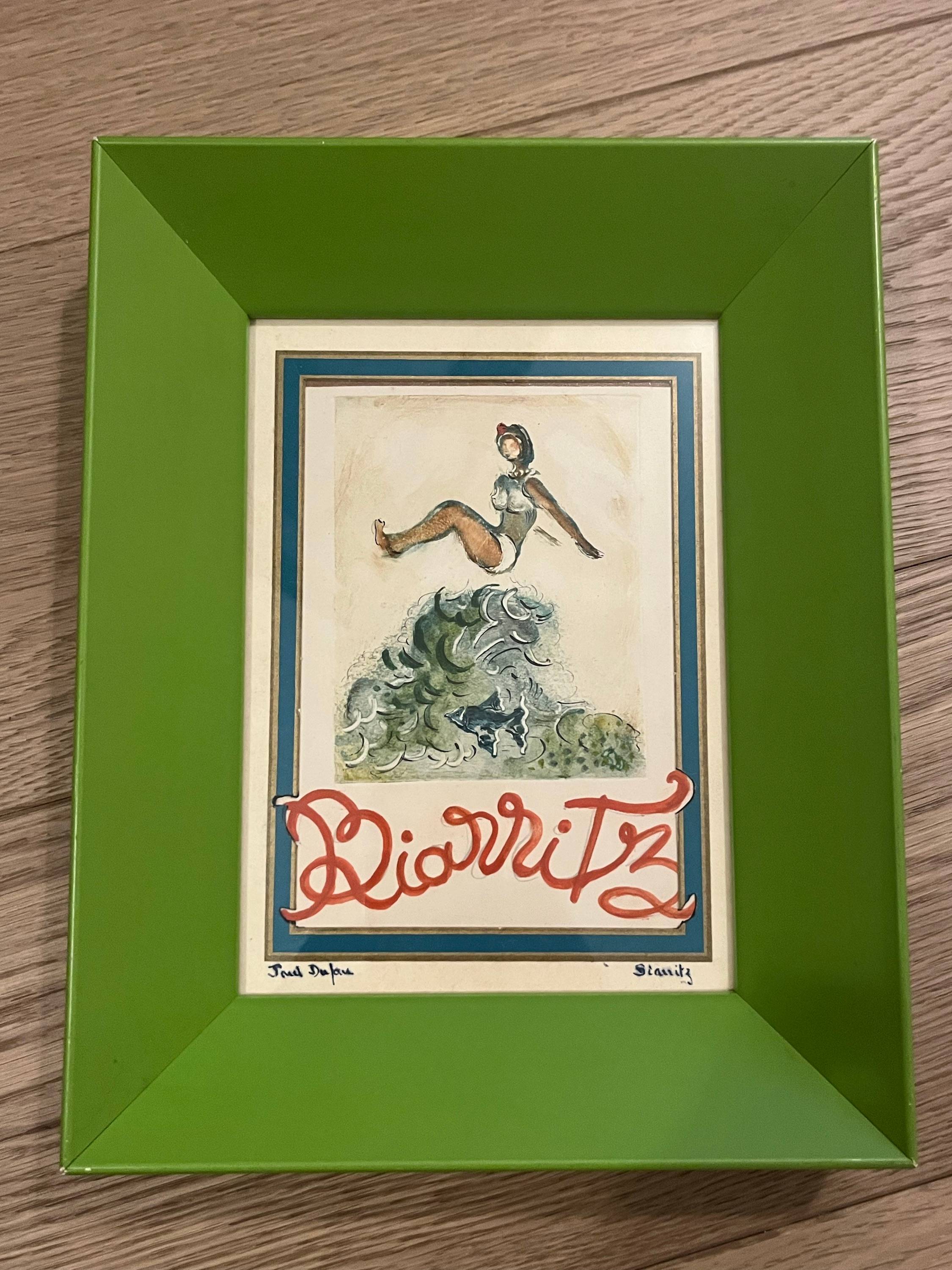 Vends dessin signé Paul Dufau