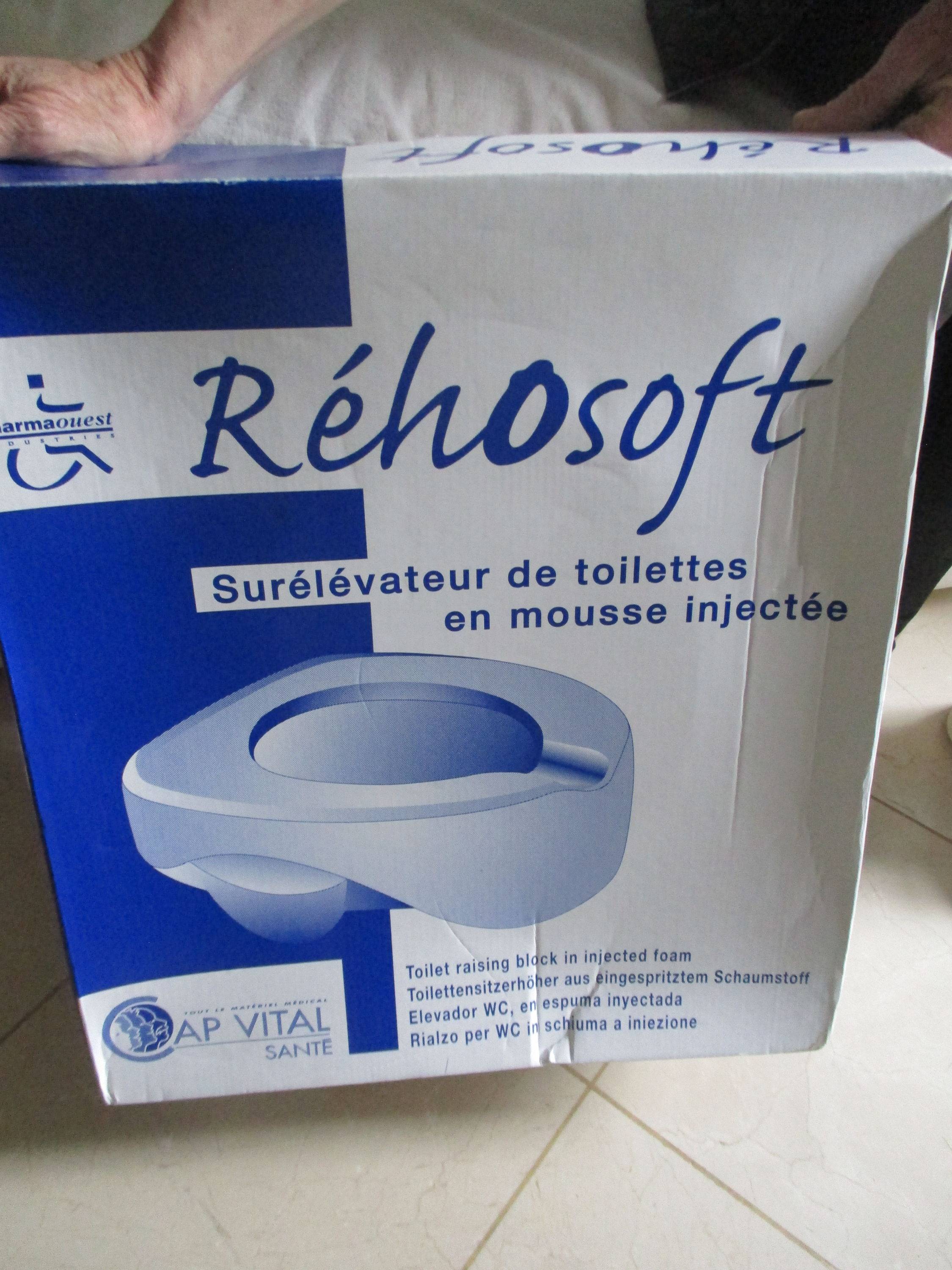 Vends surélévateur de WC Rehosoft Cap Vital