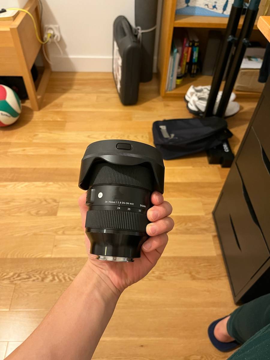 Objectif sigma 24-70 f2.8 DG DN ART Sony FE