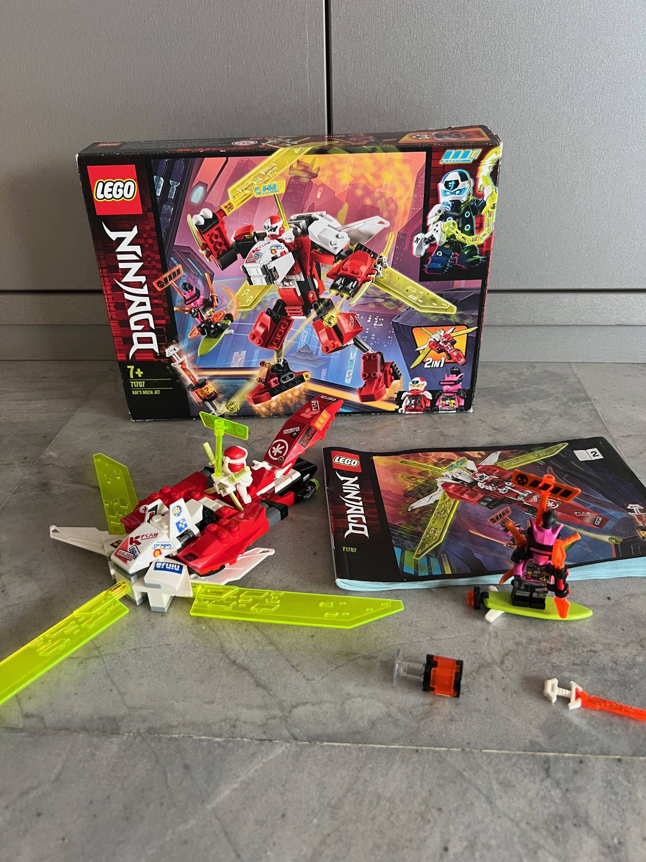 Lego Ninjago l’avion de Kai 71707 complet avec boite et notice