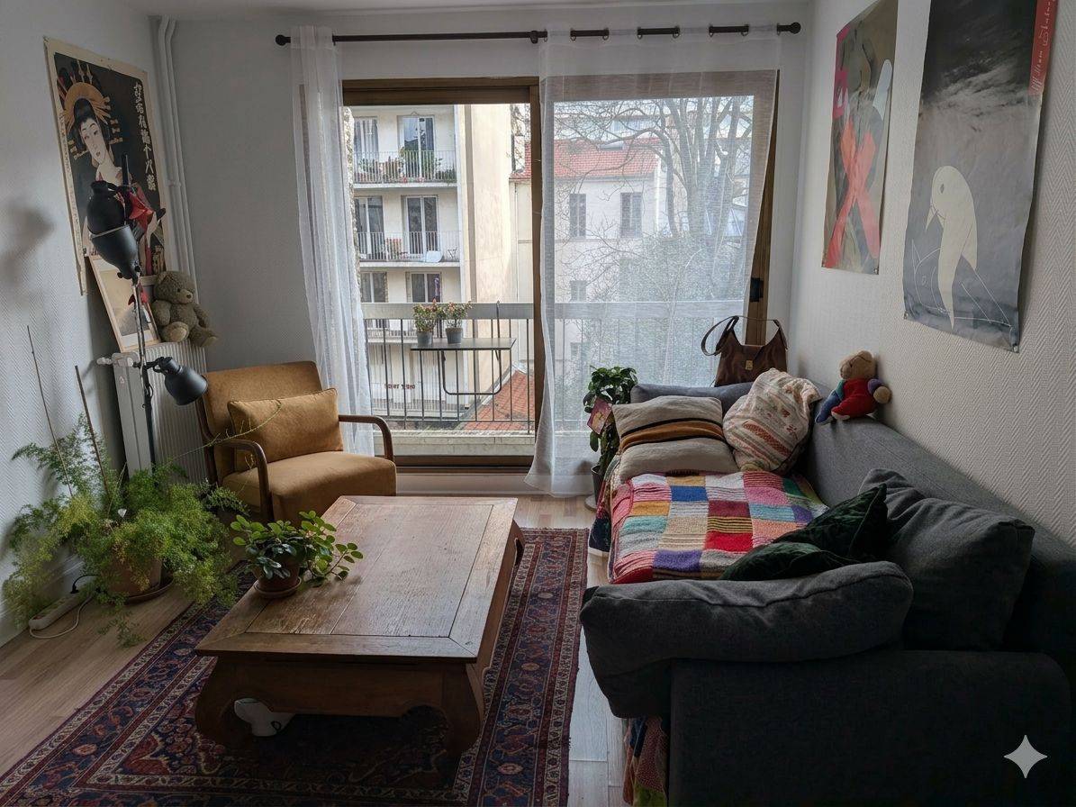 Loue appartement 40m² Paris 14ème 22 juillet 2026 au 2 septembre