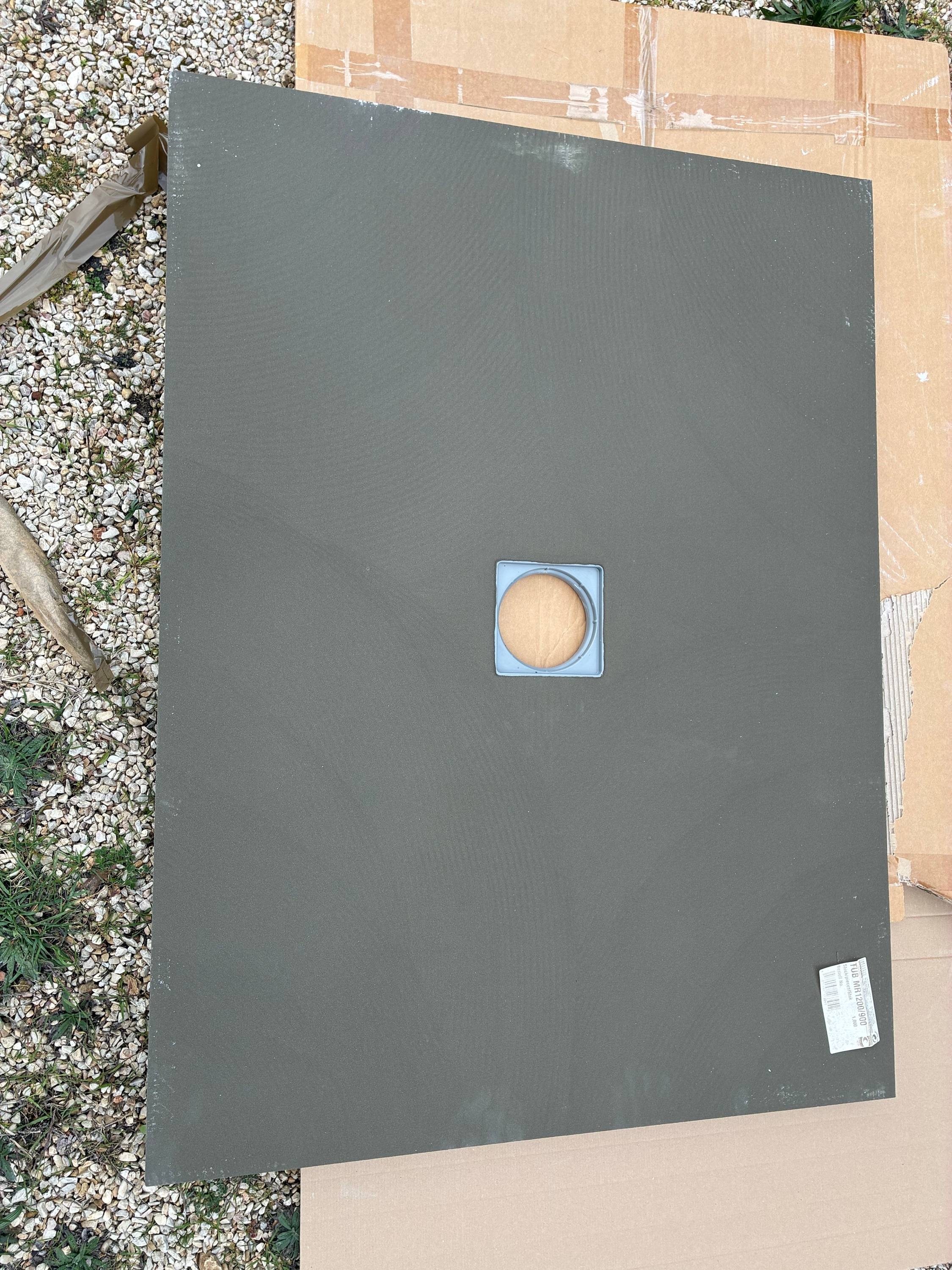 Vends receveur de douche à carreler 90x120 cm