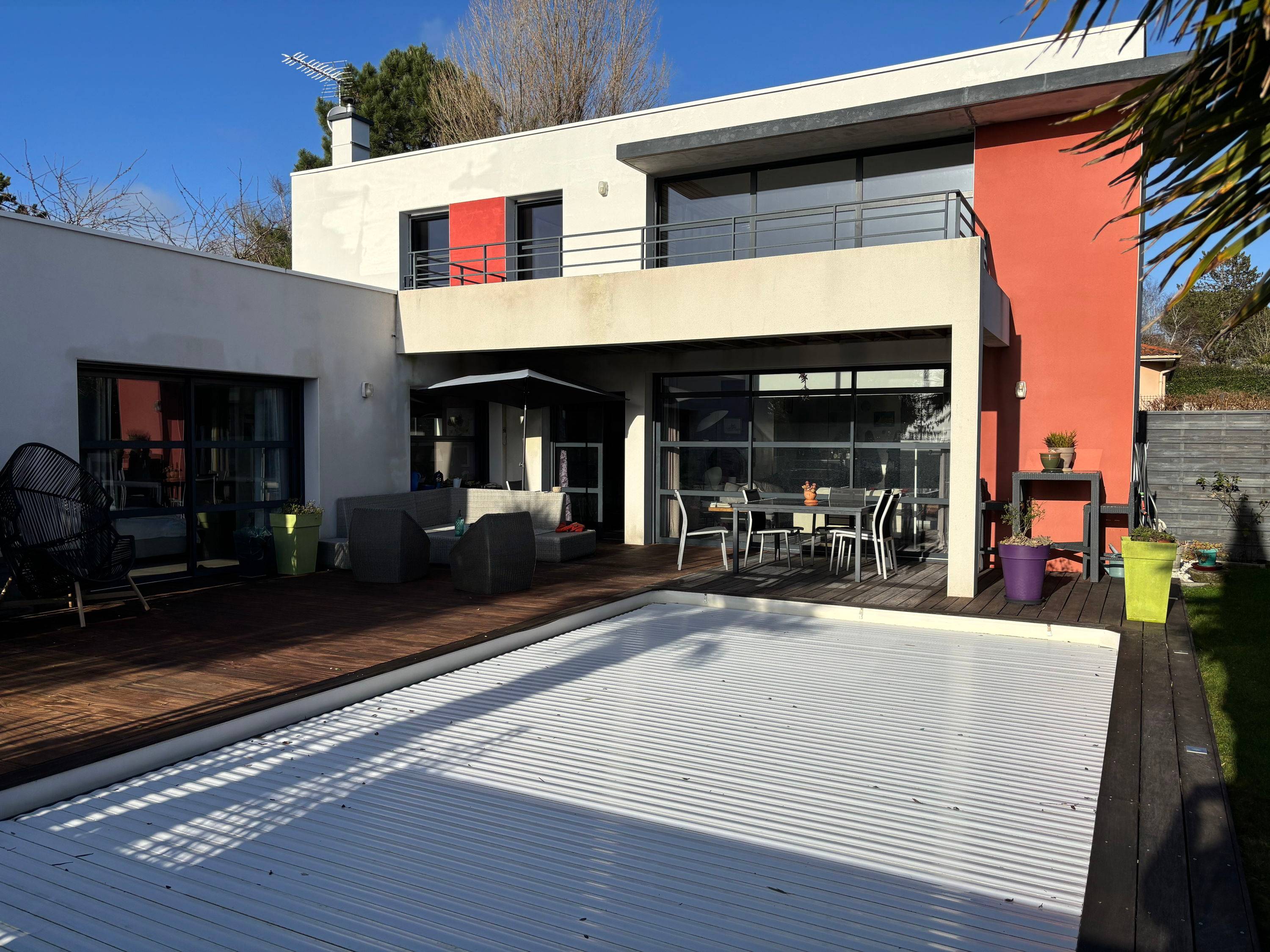 Loue villa à La Baule avec piscine chauffée à 1km de la mer - 4 chambres, 8 couchages