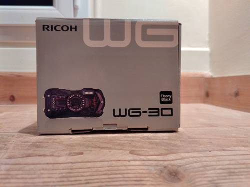 Appareil Photo numérique Étanche & Antichoc Ricoh WG-30 Ebony Black