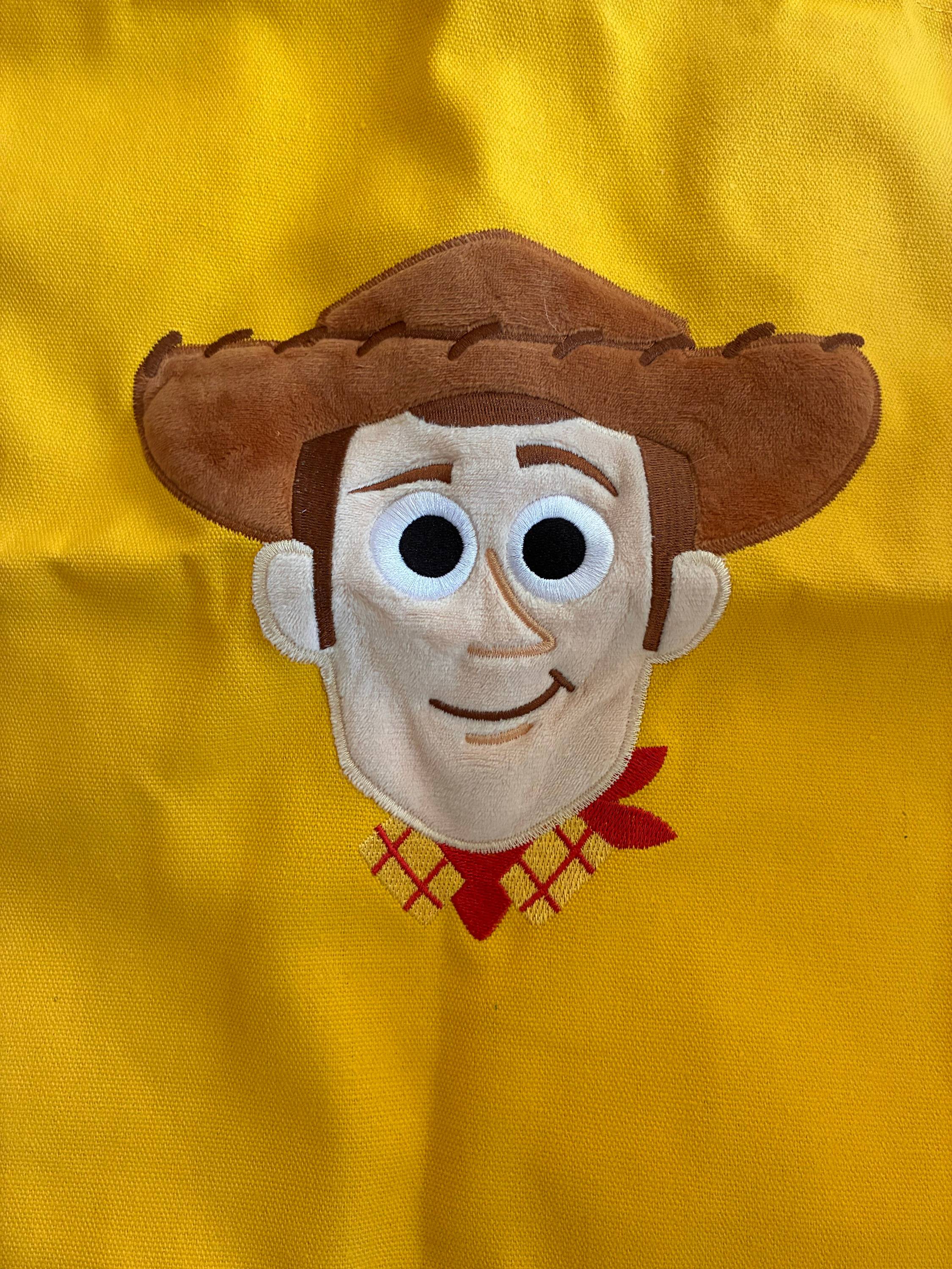 Je vends Sac toile enfant Woody et miniatures