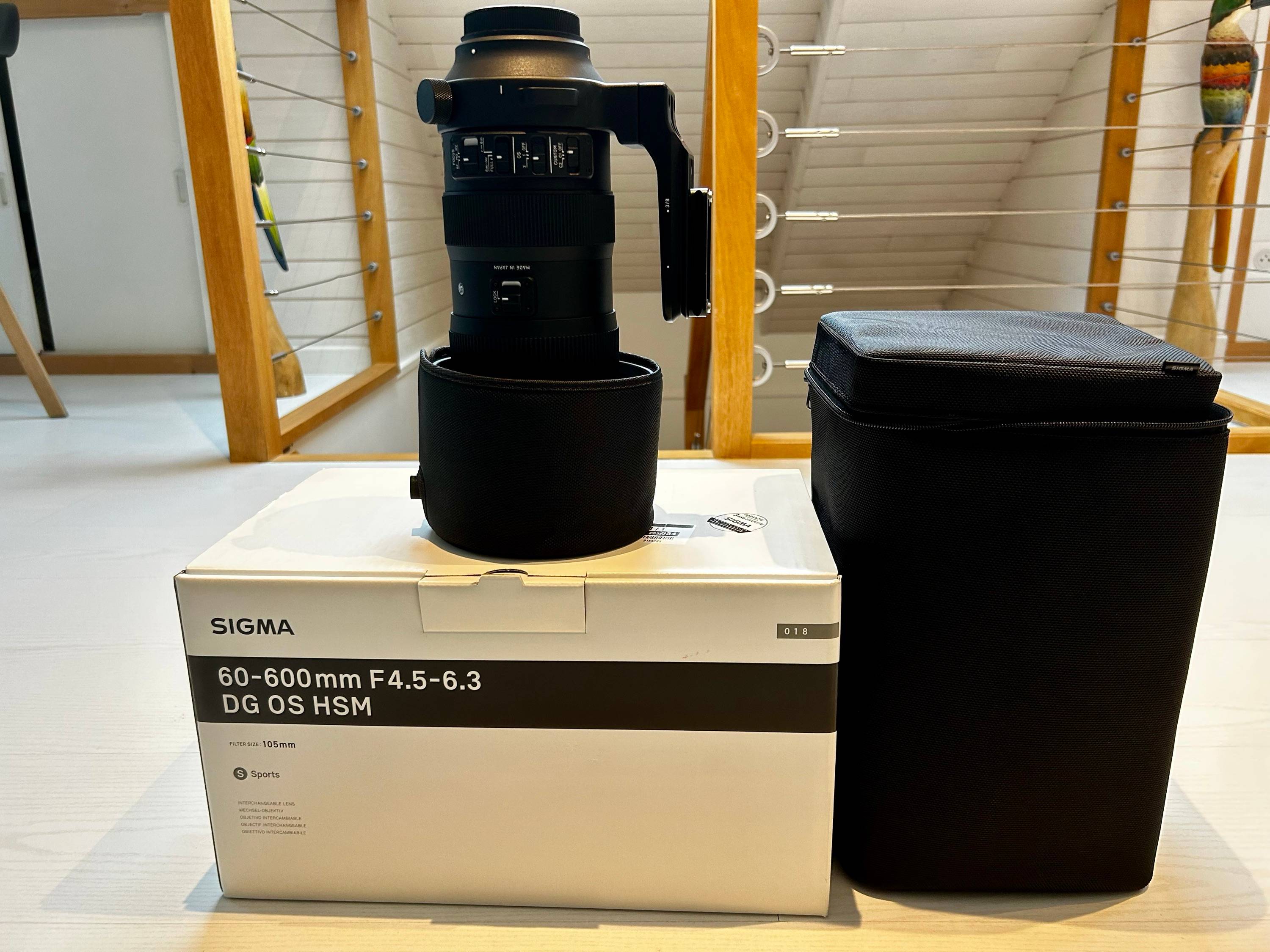 Vends objectif Sigma 60-600mm monture Canon