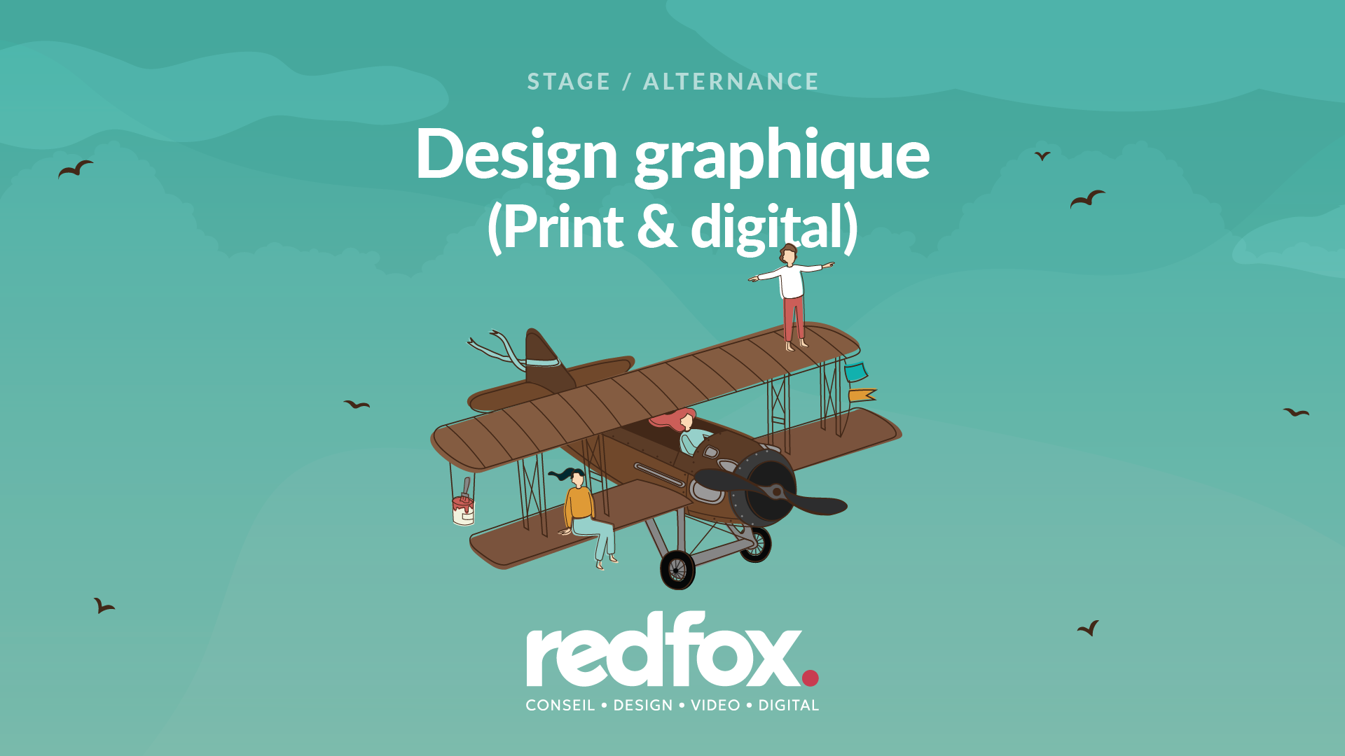 Recrute alternants h/f en communication design print/digital H/F