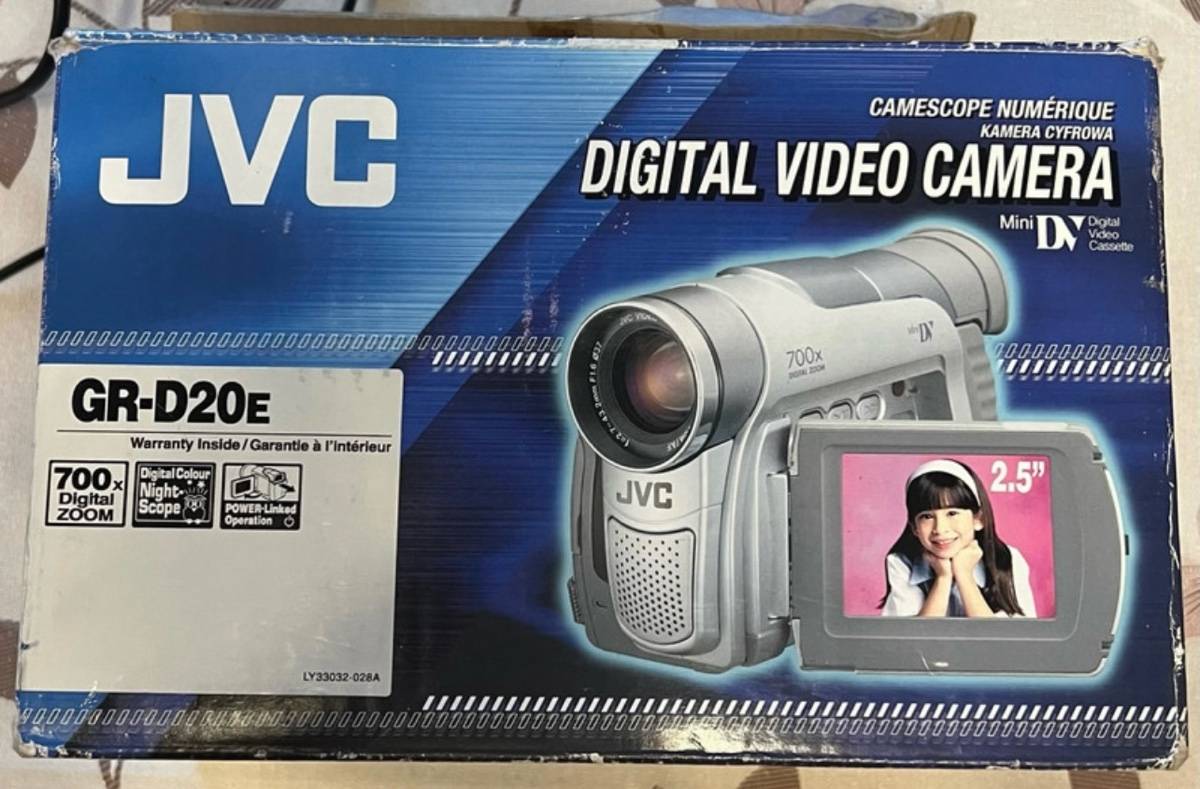Caméscope JVC GR-dv20e état neuf