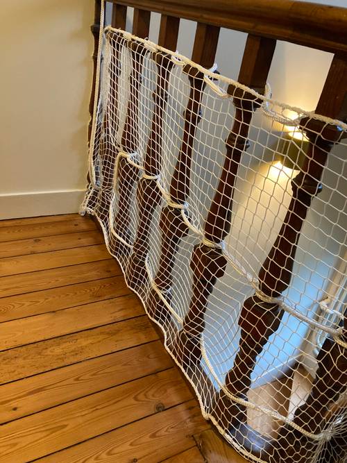 Vends 2 filets de protection enfants et cordage de protection 50m