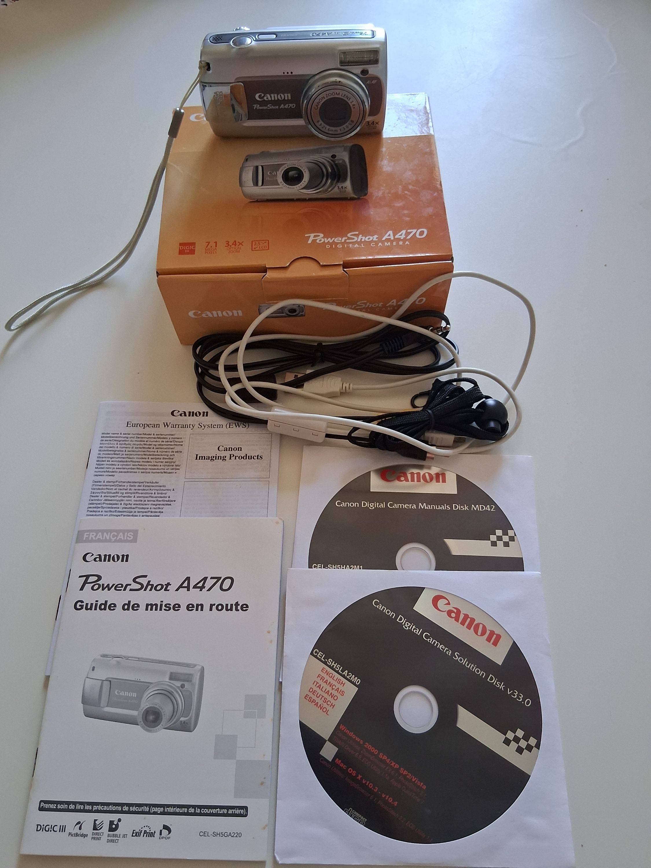 Vends appareil photo Canon Power Shot A 470