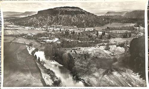 Vends ancienne photographie scolaire La Pie 3, 1950 - Colline, Crotenay, Jura