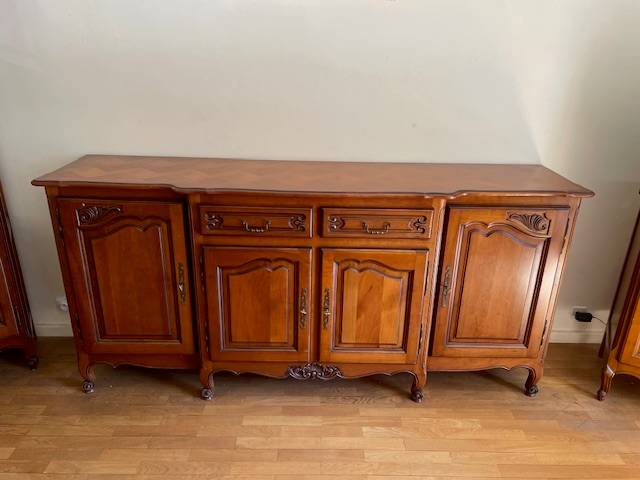 Vends grand buffet en merisier