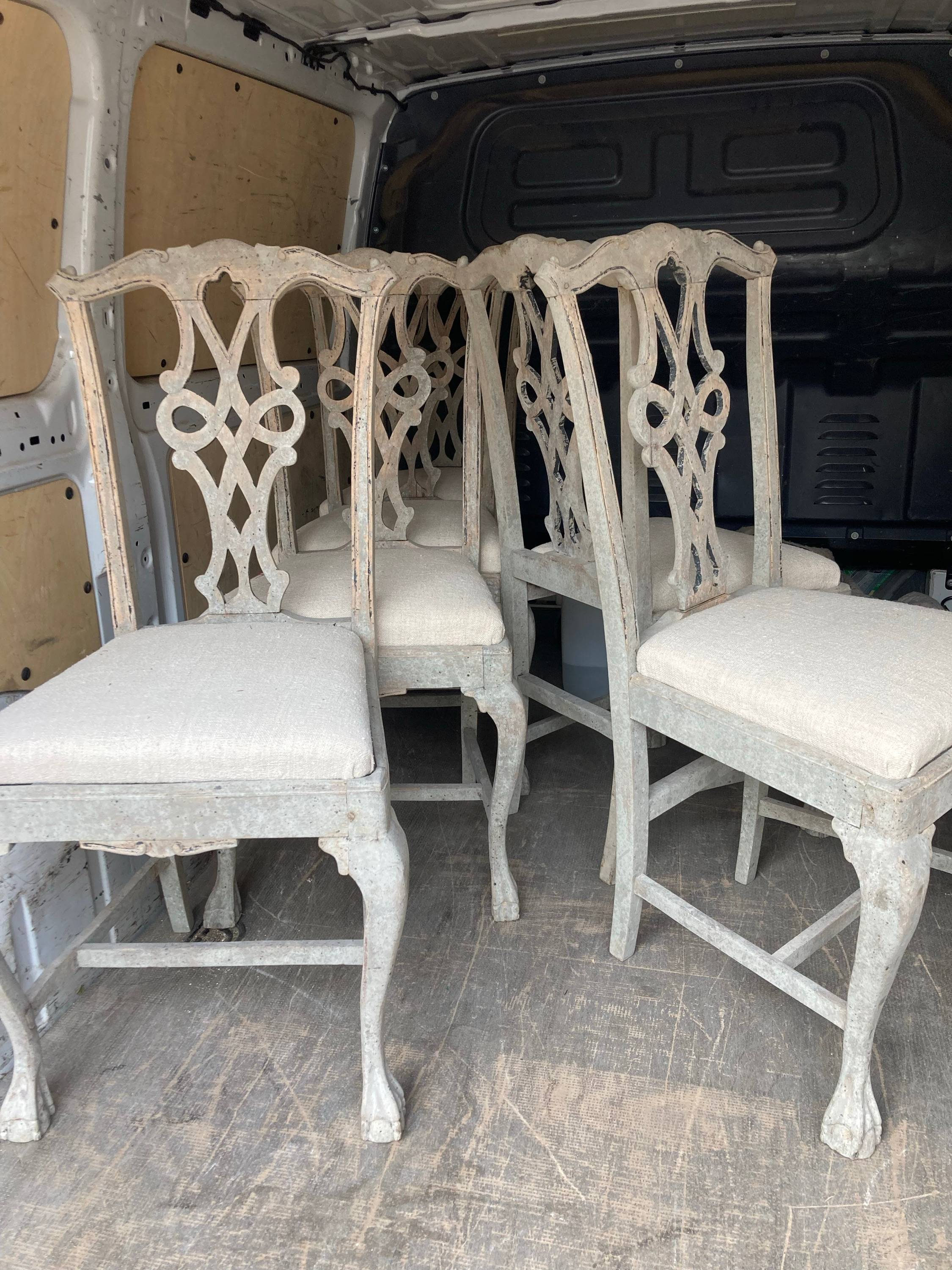 Vends 6 très belles chaises de style gustavien