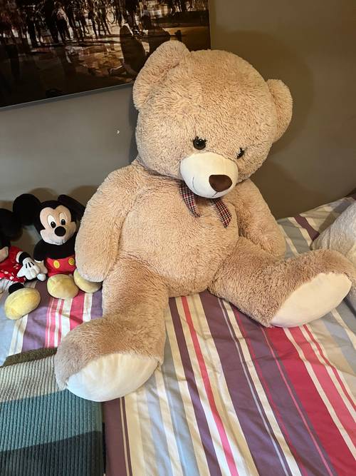 Vends peluche ours géante