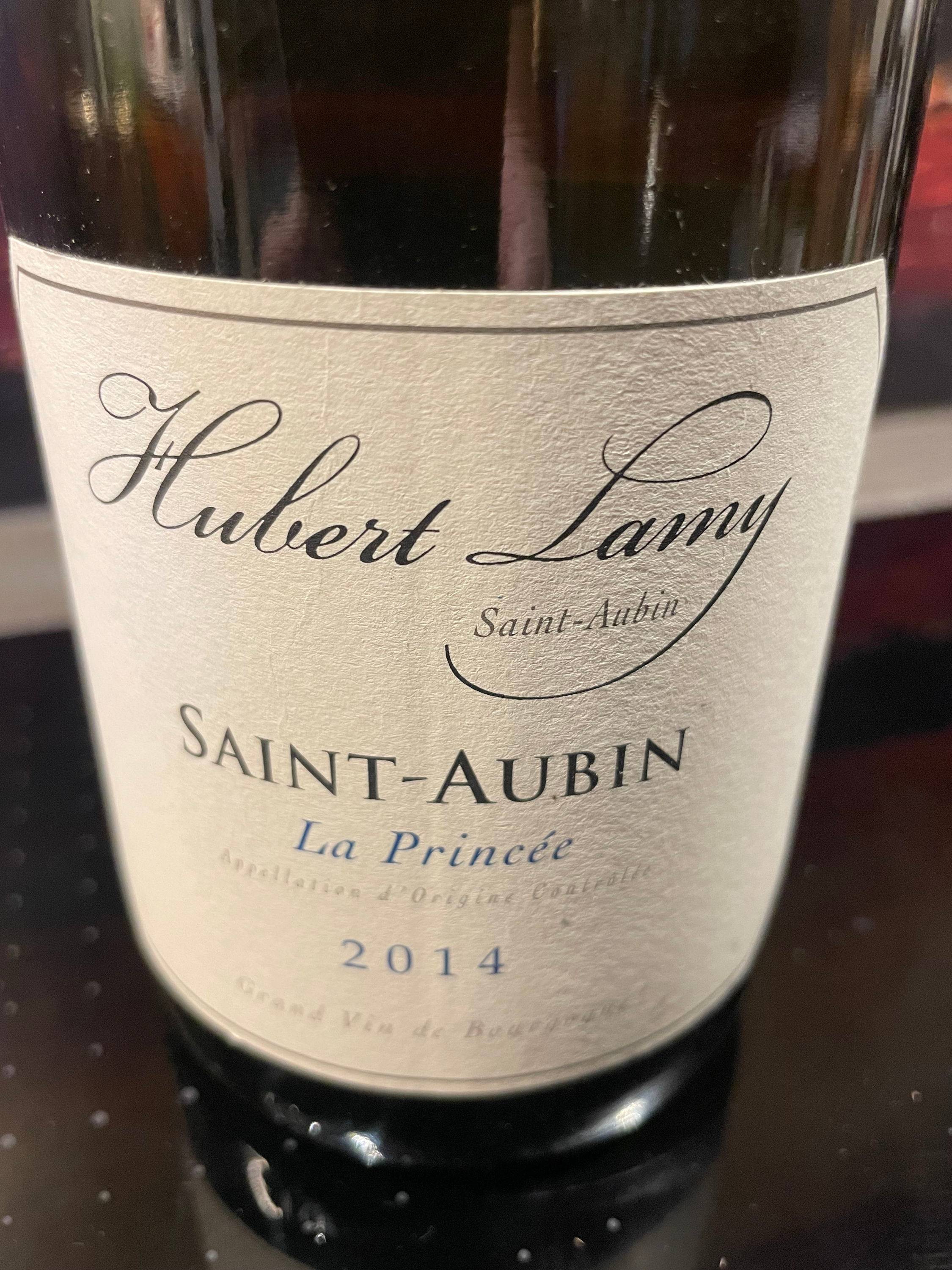 Vends 1 Bt Saint Aubin 2014 La Princée Hubert Lamy