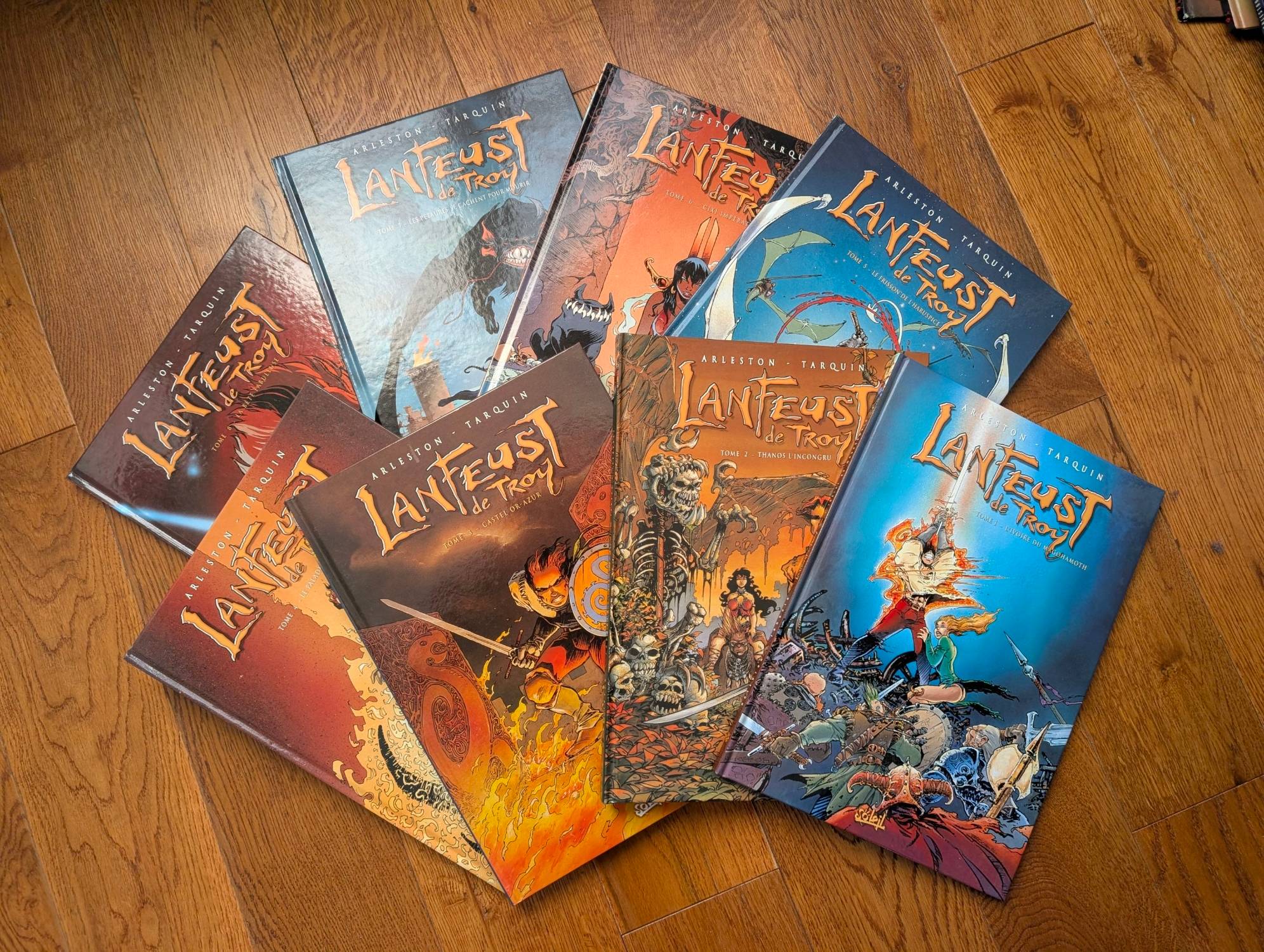 Vends série BD Lanfeust de Troy, tomes 1 à 8, excellent état