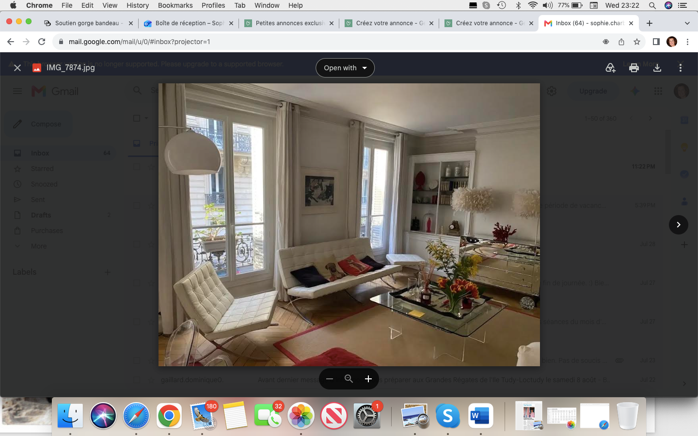 vends appartement Paris 16