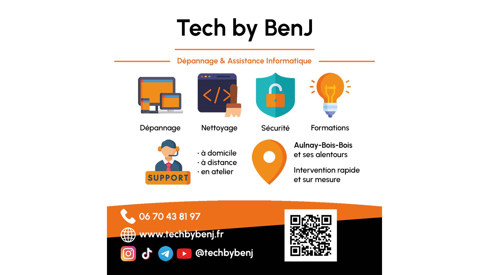 Propose service dépannage informatique et autres