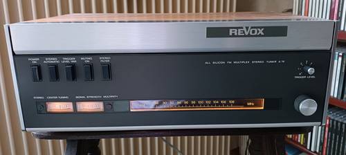 Vends Revox A76 coffret bois – tuner FM vintage collector en excellent état