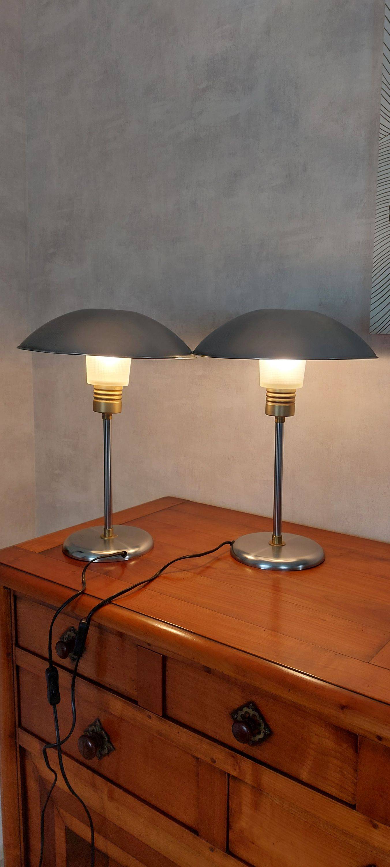 Vends lot de 2 lampes vintage Ikea