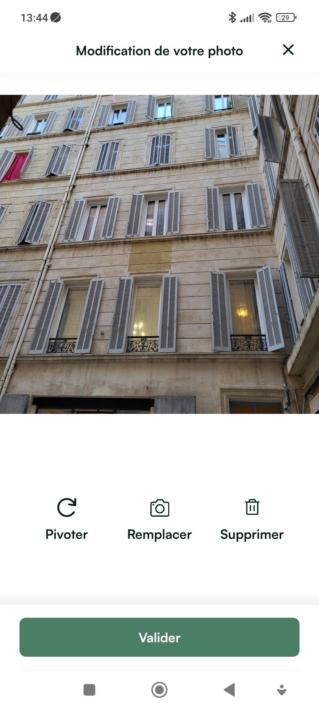 Une photo de l’annonce