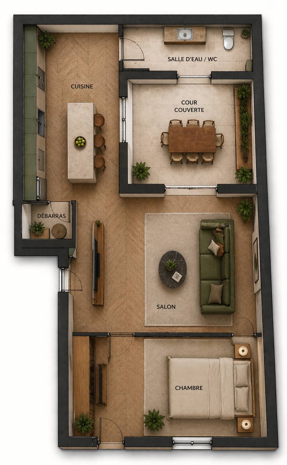 Vends appartement - 40m² - Paris 17ème