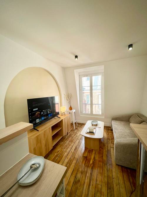 Loue appartement meublé refait à neuf - 20m² - Levallois (Mairie)