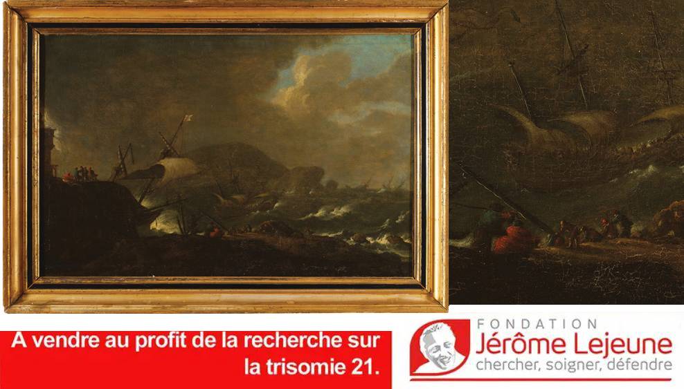 Vends école flamande vers 1800, suiveur de Bonaventure Peeters