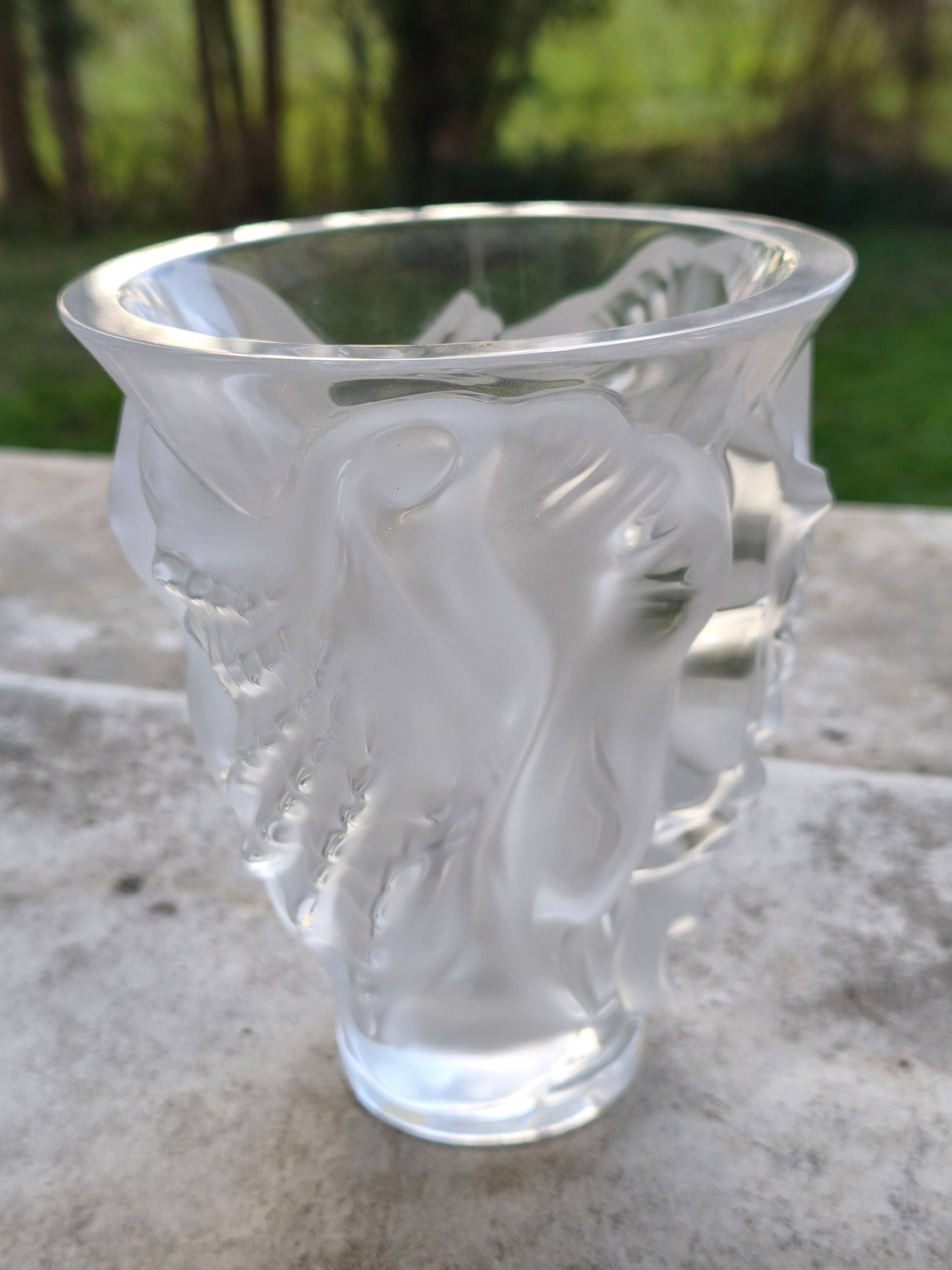 Vase en cristal Lalique Art déco "Les Coquillages"