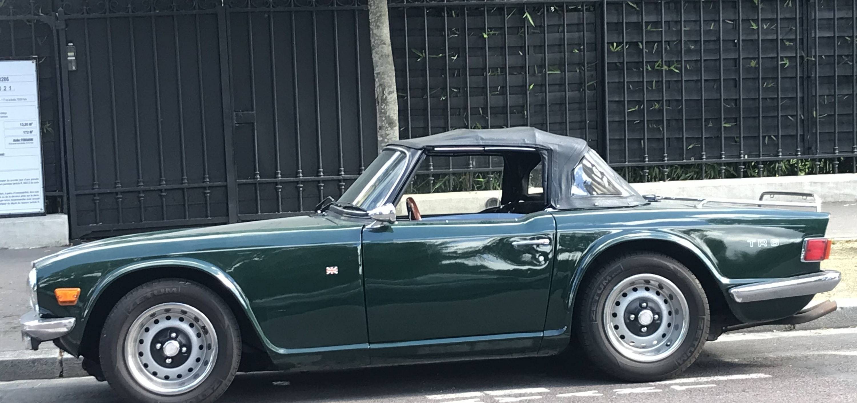 Voiture de collection Triumph TR6