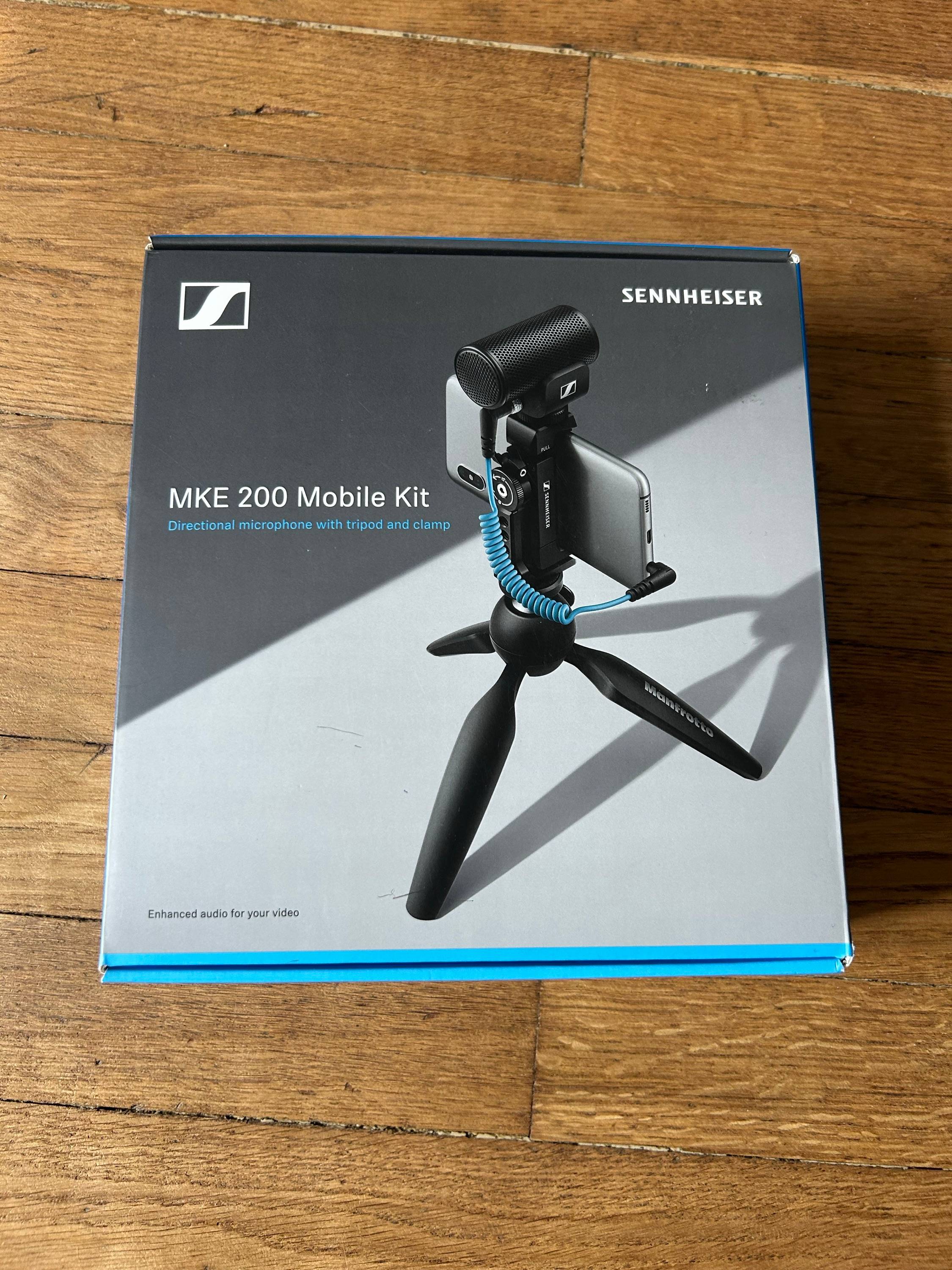 Vends micro Sennheiser MKE 200 Mobile Kit