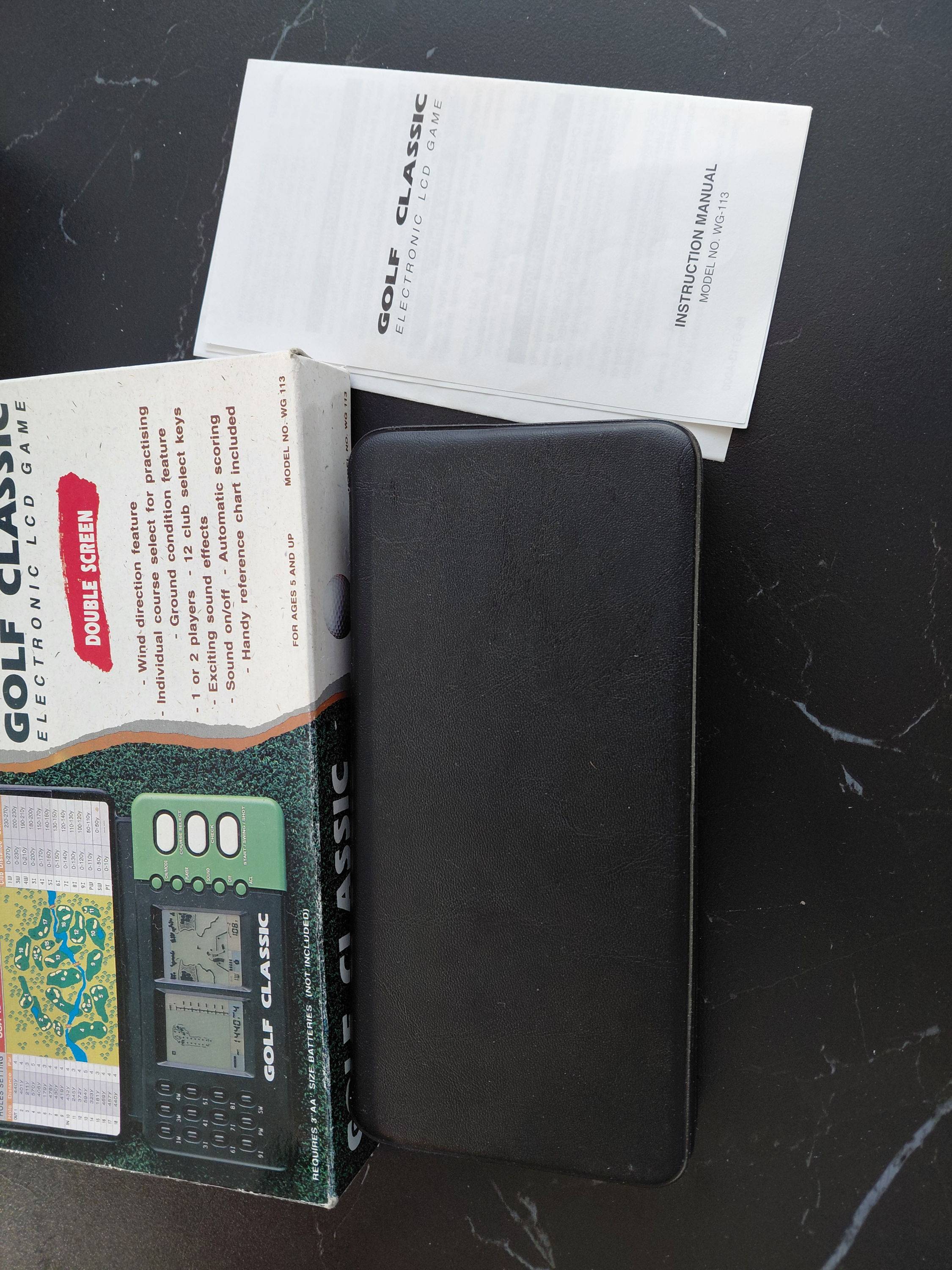 Vends jeu electronic LCD game "Golf Classic" vintage (1990)