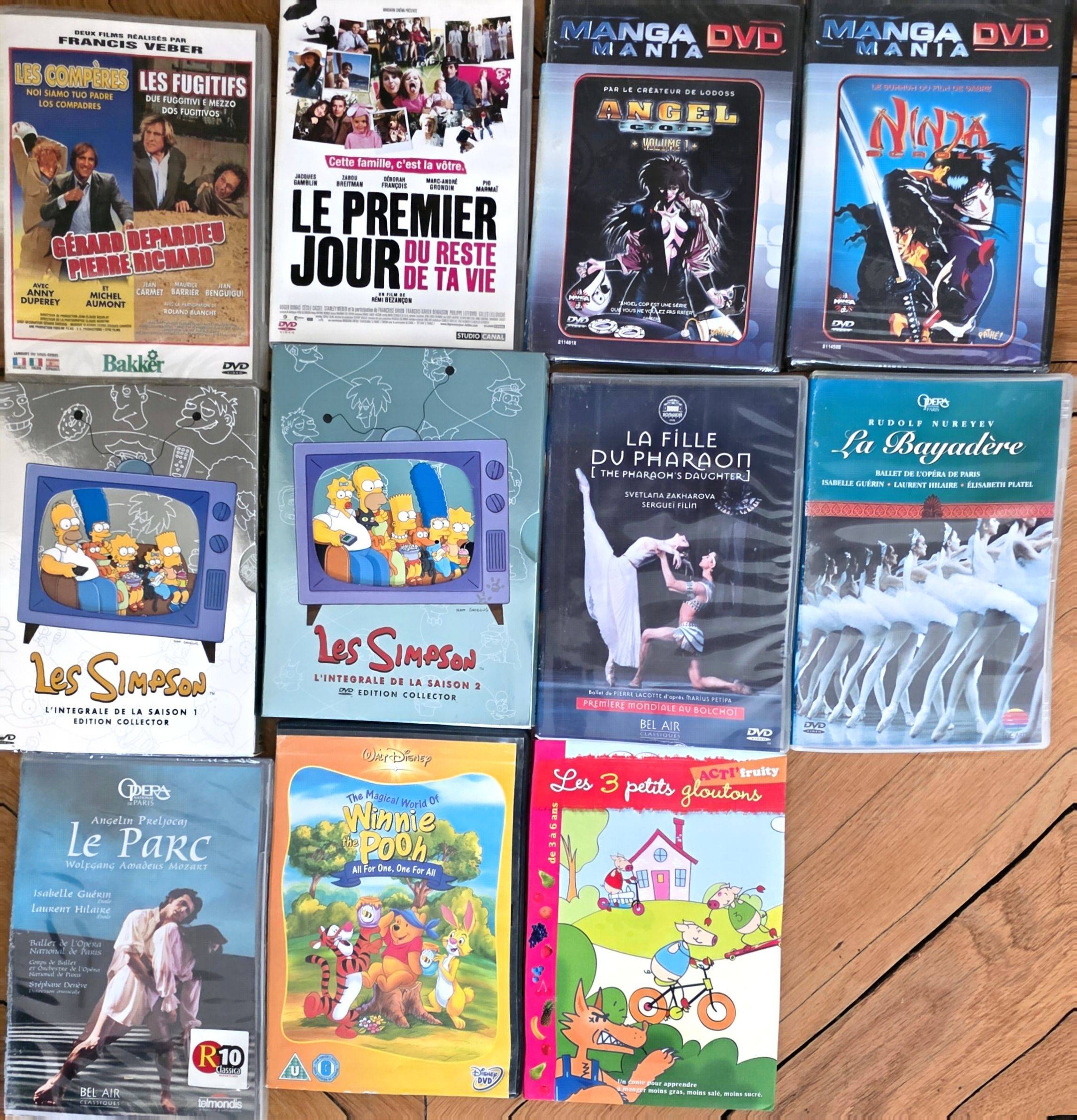 Vends DVD divers