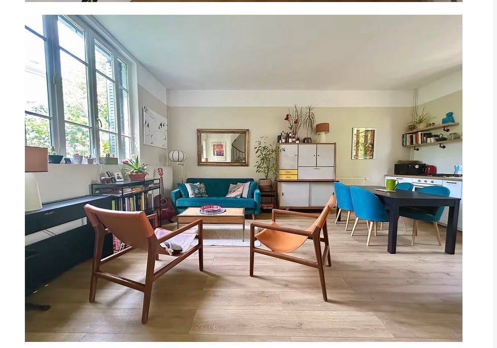 Loue belle maison meublée avec grand jardin à Montreuil 