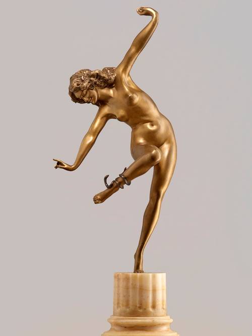 Vends Claire Colinet (1880-1950)"Cléopâtre". Bronze signé 1920 - Arts Déco
