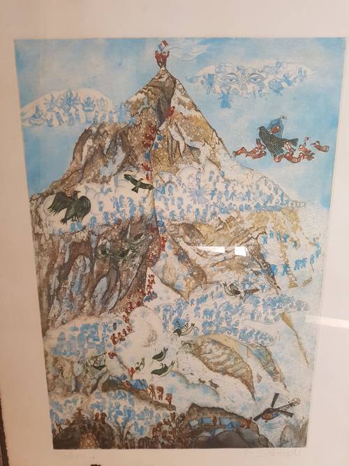 Vends lithographie Françoise Deberdt signée numérotée