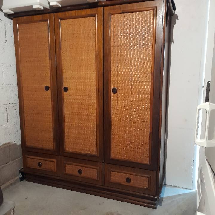 Vends chambre à coucher en rotin