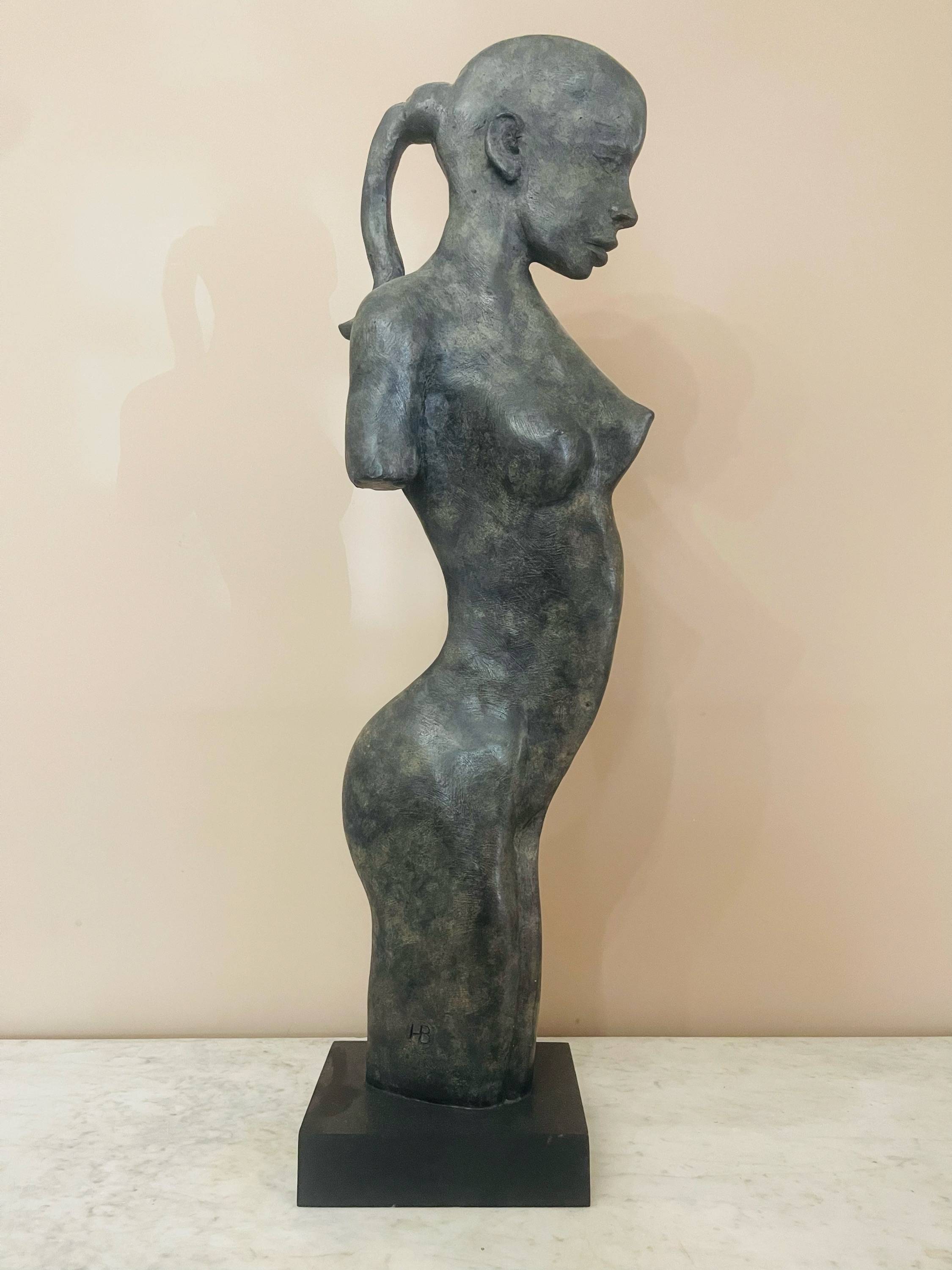Vends sculpture en bronze signée Béatrice B., "Melissa", tirage 1/8