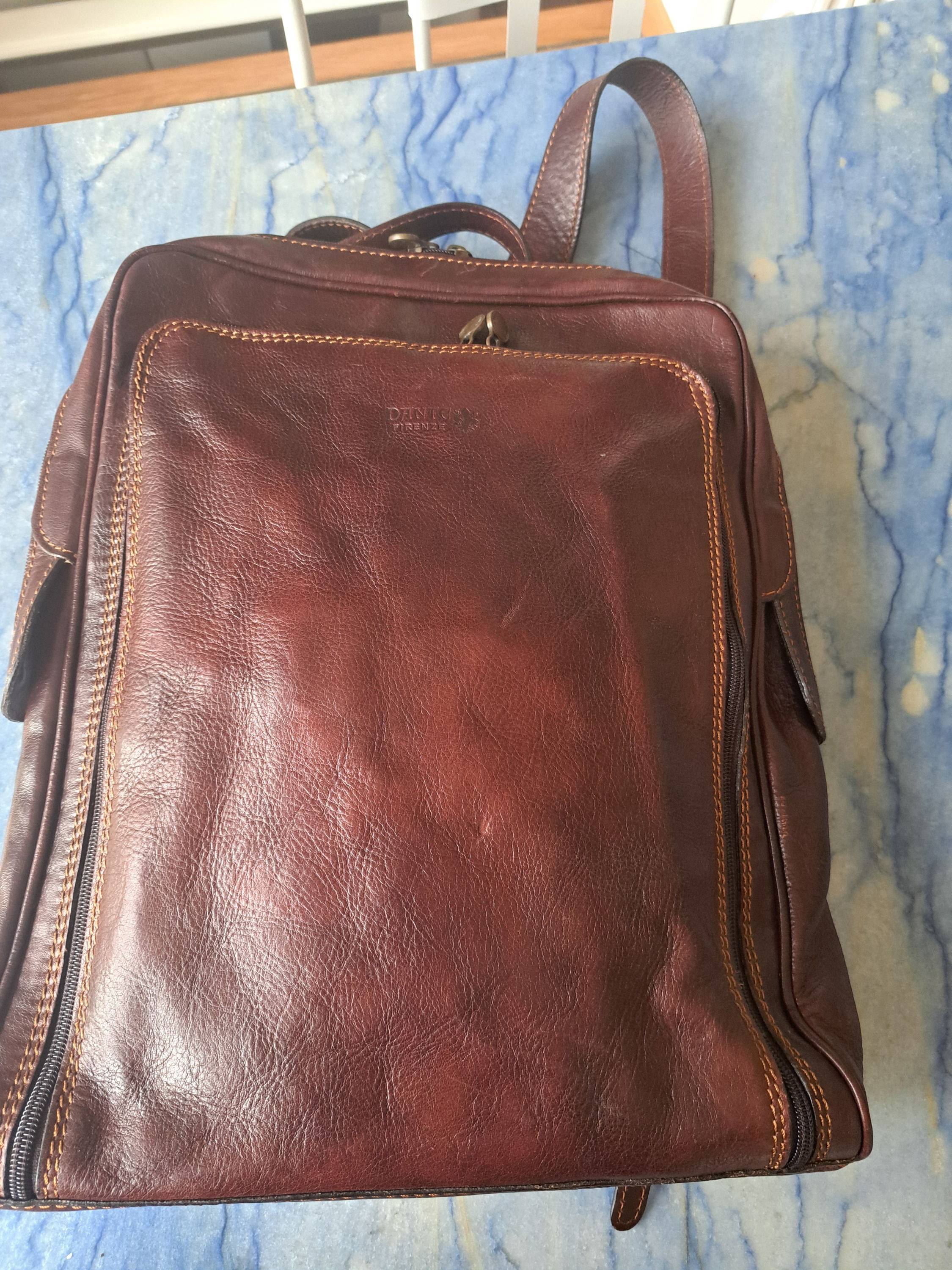 Vends sac à dos en cuir Dante