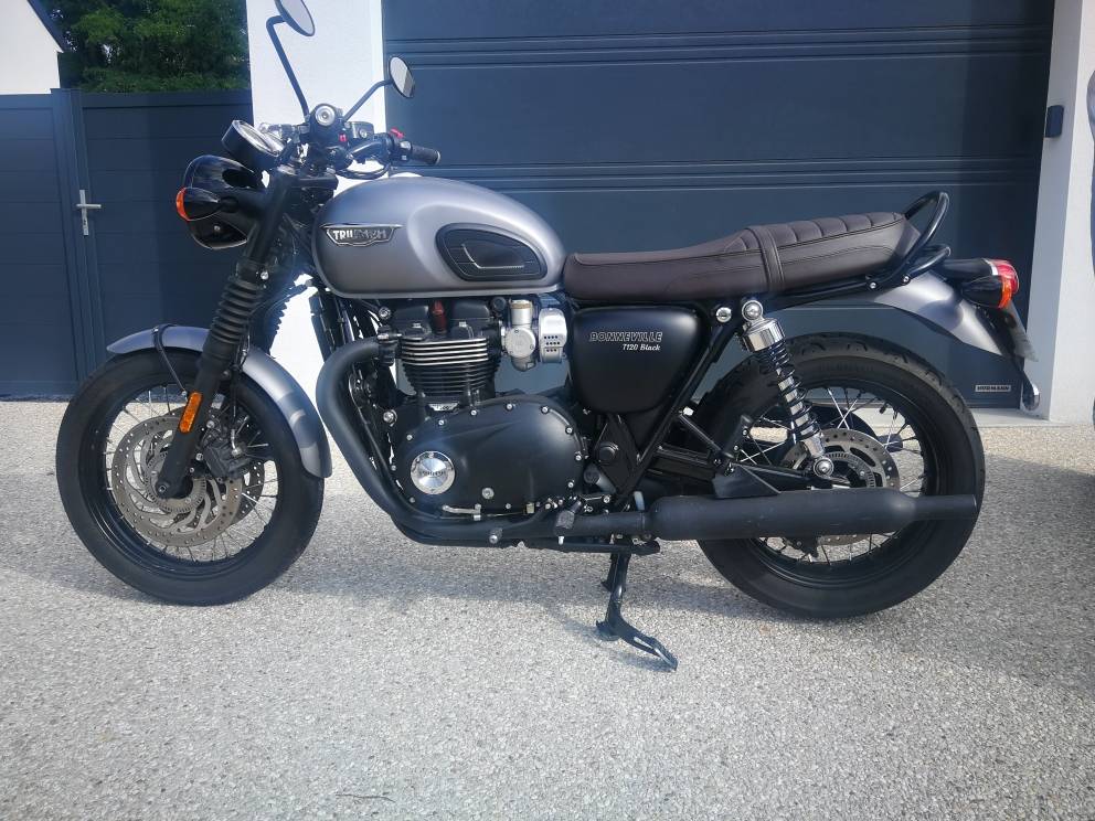 Vends Moto Triumph Bonneville T120 Black, 2017, 3408km