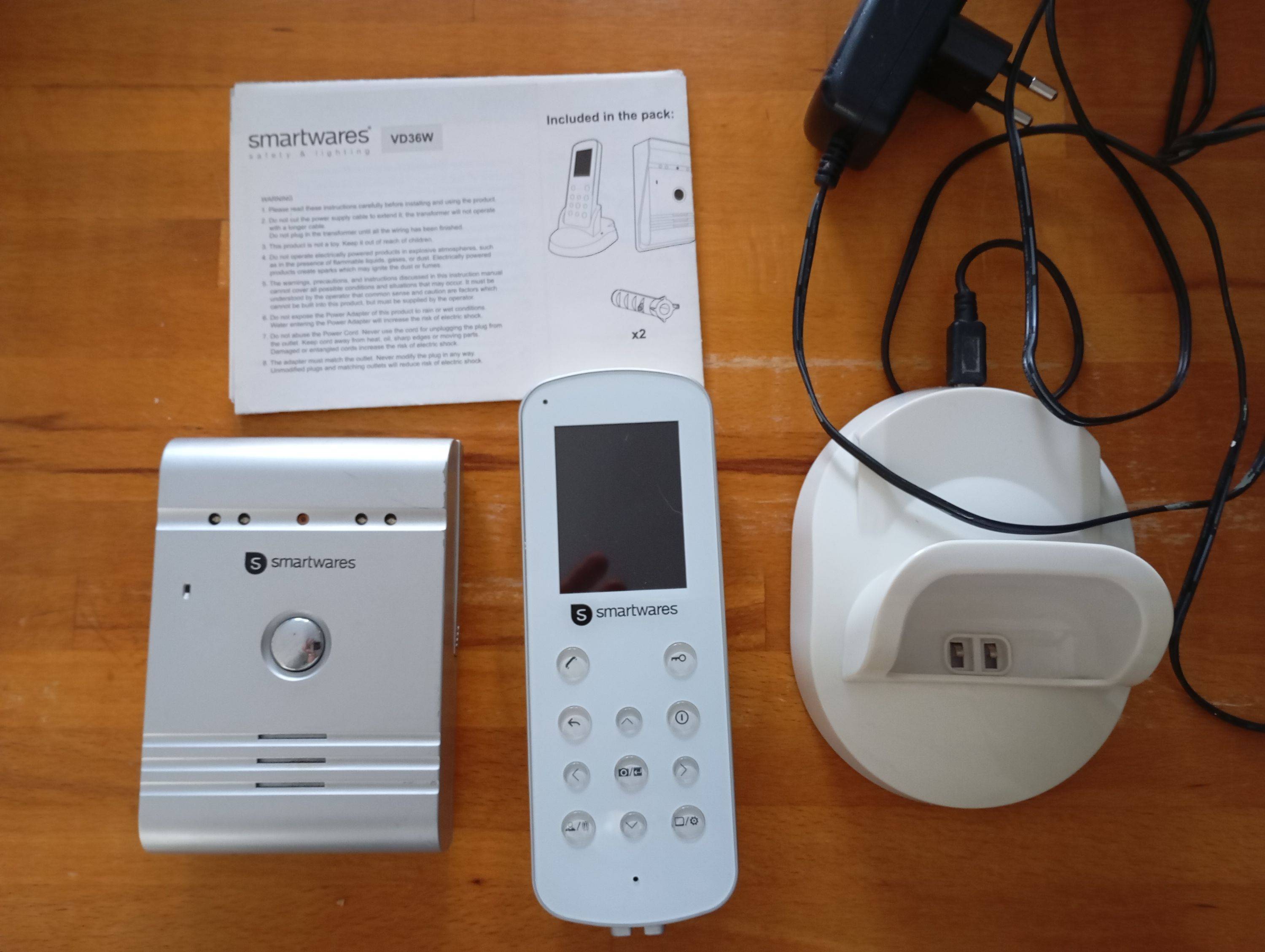 Vends visiophone Smartwares