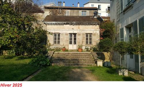 Vends maison individuelle ancienne dans copropriété avec jardin -73m² loi Carrez - centre-ville Sèvres