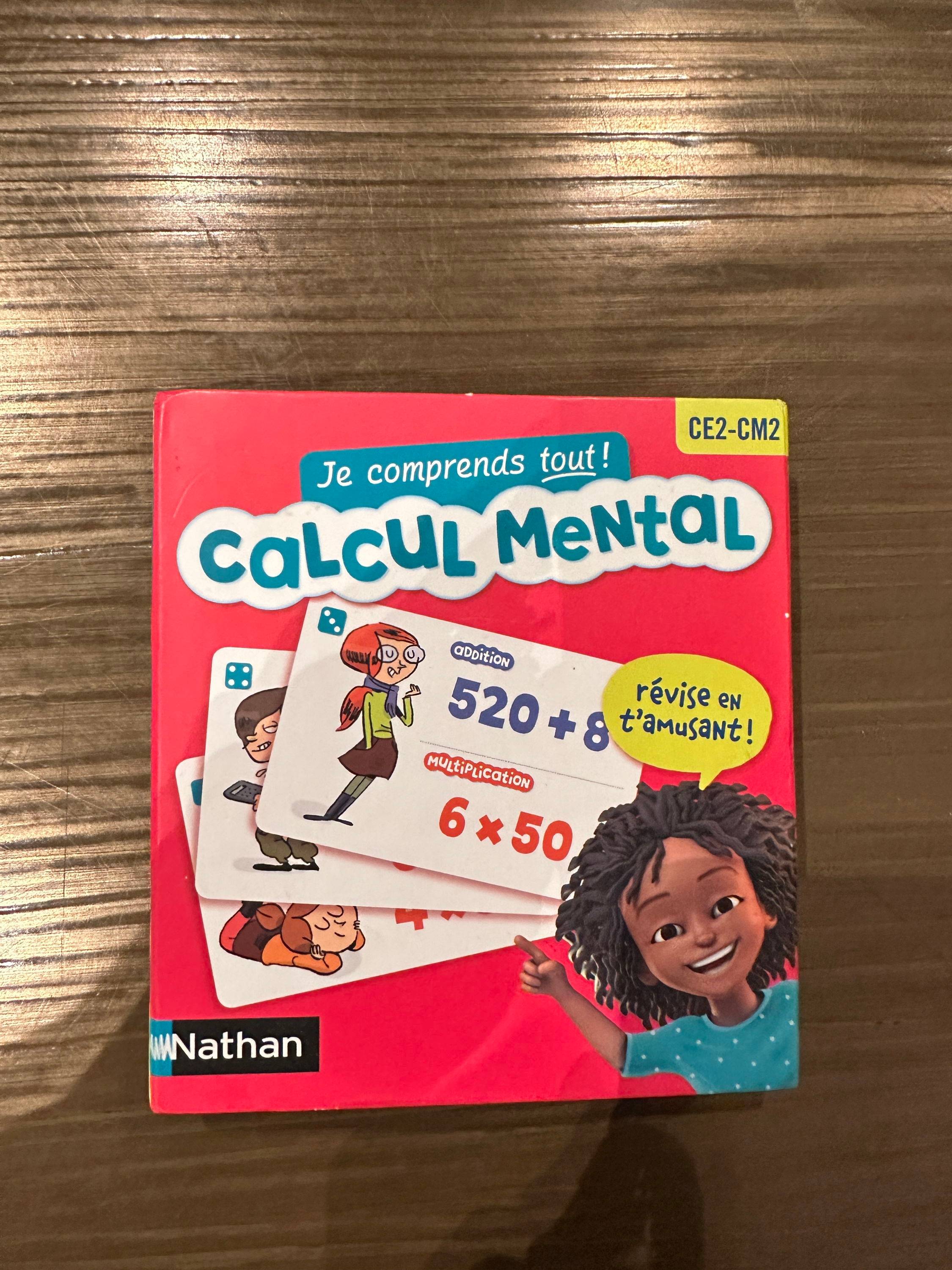 Jeu de cartes "Calcul mental, je comprends tout !", Nathan