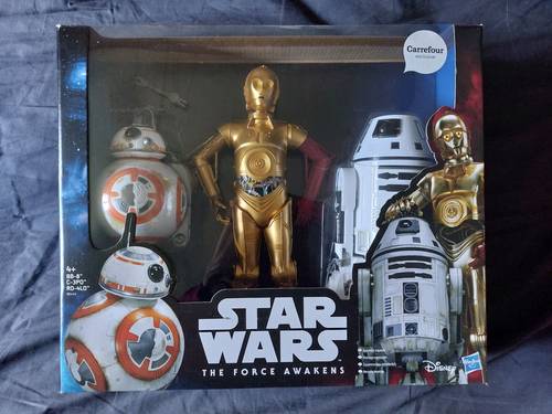 Vends coffret neuf, figurines Star Wars BB-8 / C-3PO / R2-D2