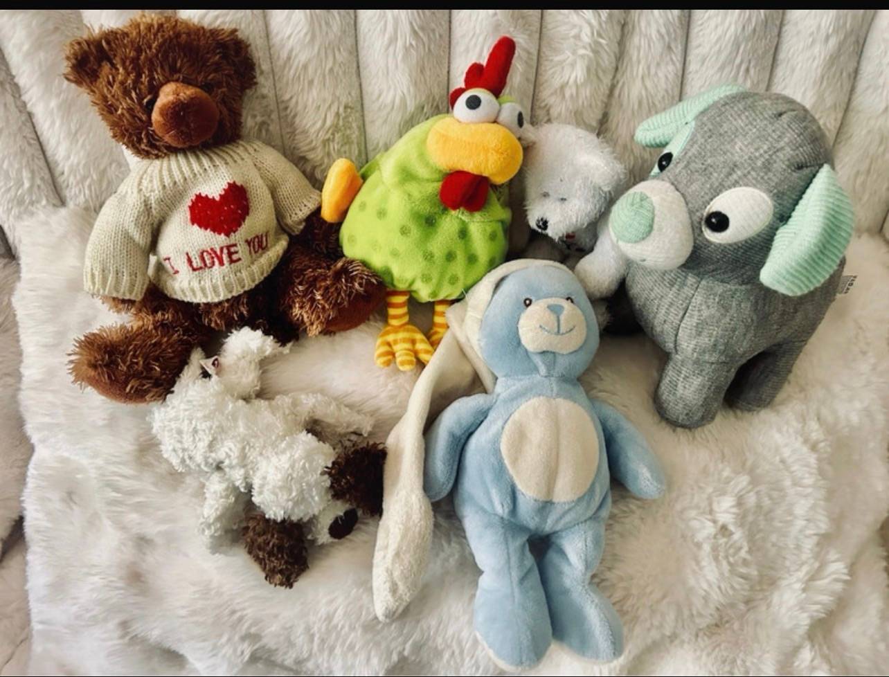 Vends lot de 6 peluches enfants