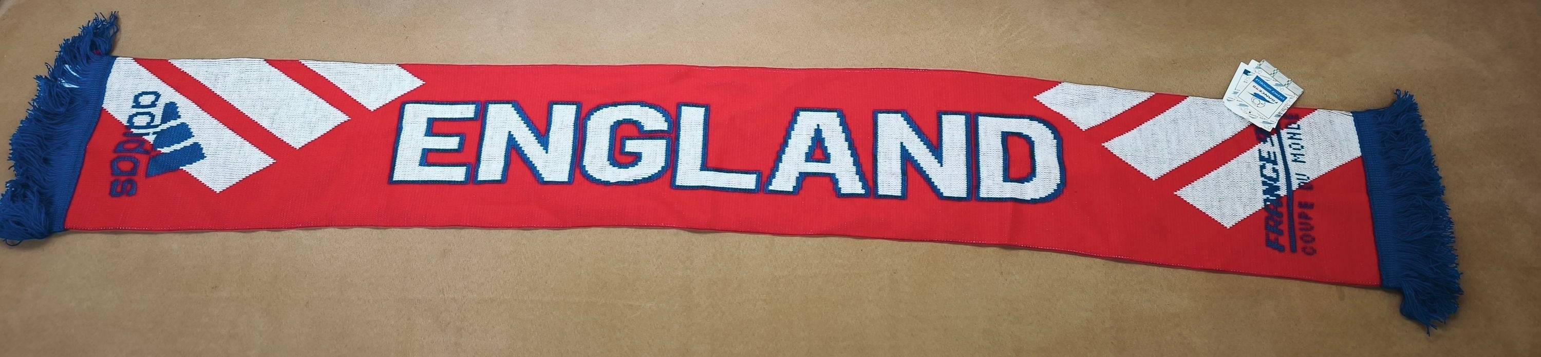 Vends écharpe de football Angleterre scarf England official France 1998