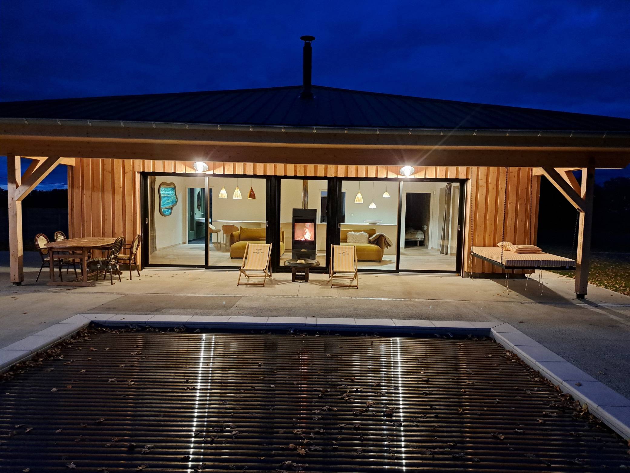 Loue maison le Bau, piscine, sauna, spa, privatifs - 4 couchages